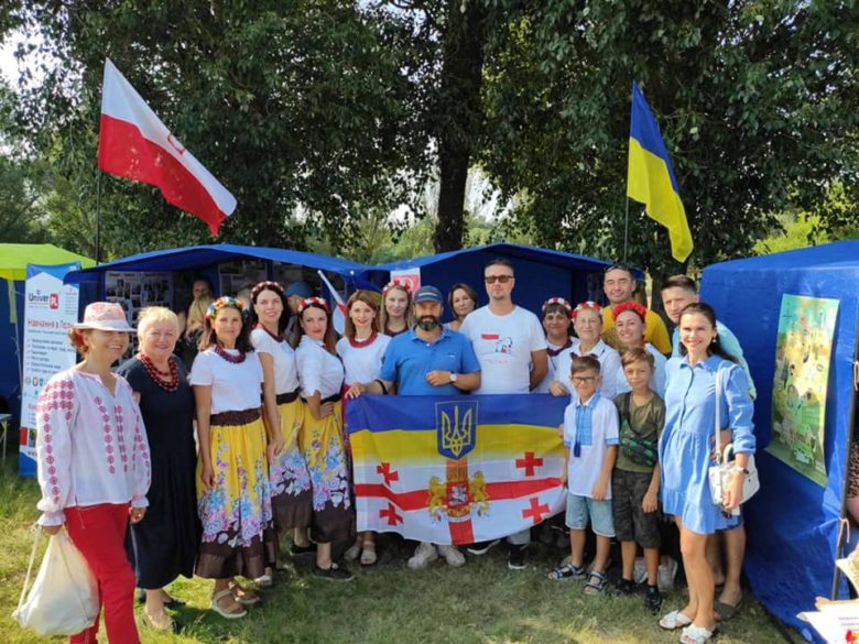 Полония отпраздновала День Независимости Украины